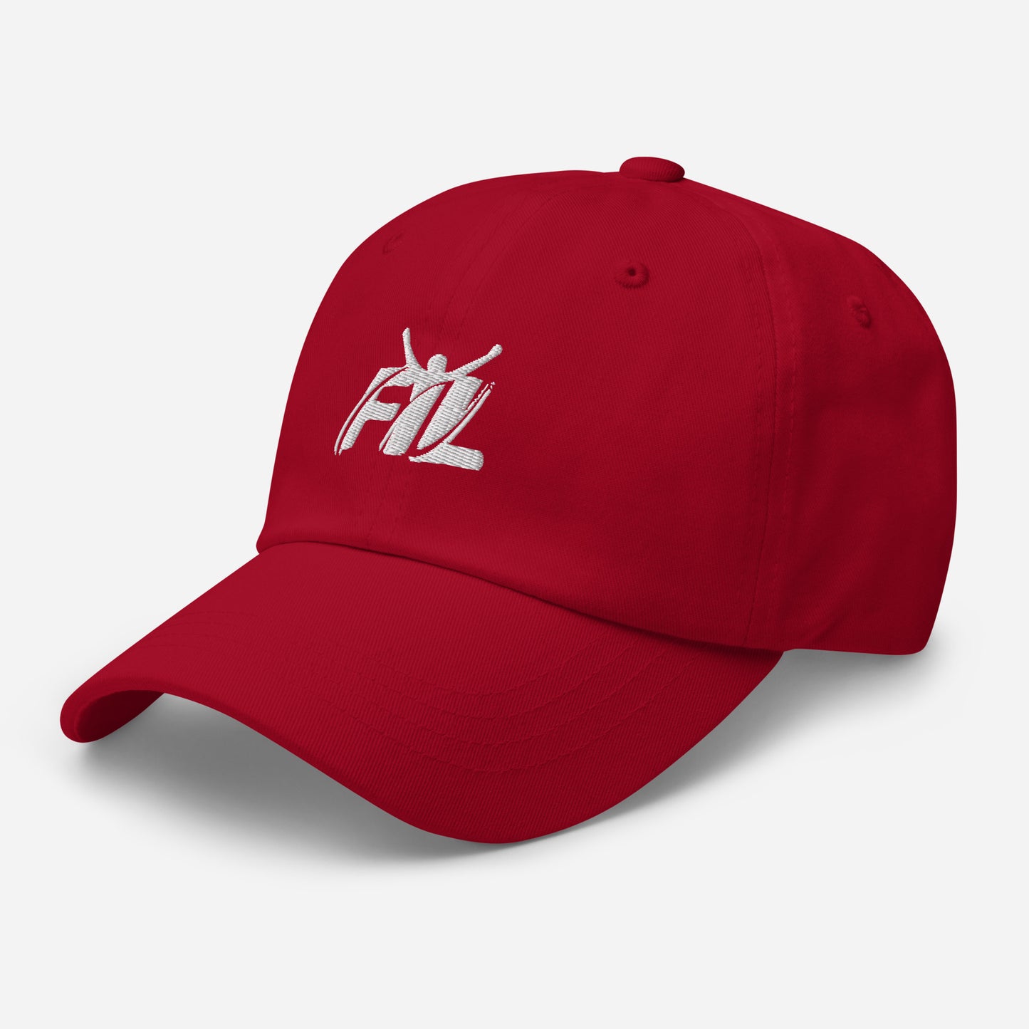 Men's FYL Dad hat w/ white male logo (embroidered)