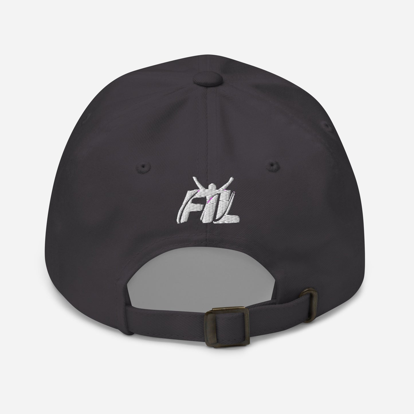Men's FYL Dad hat w/ white male logo (embroidered)