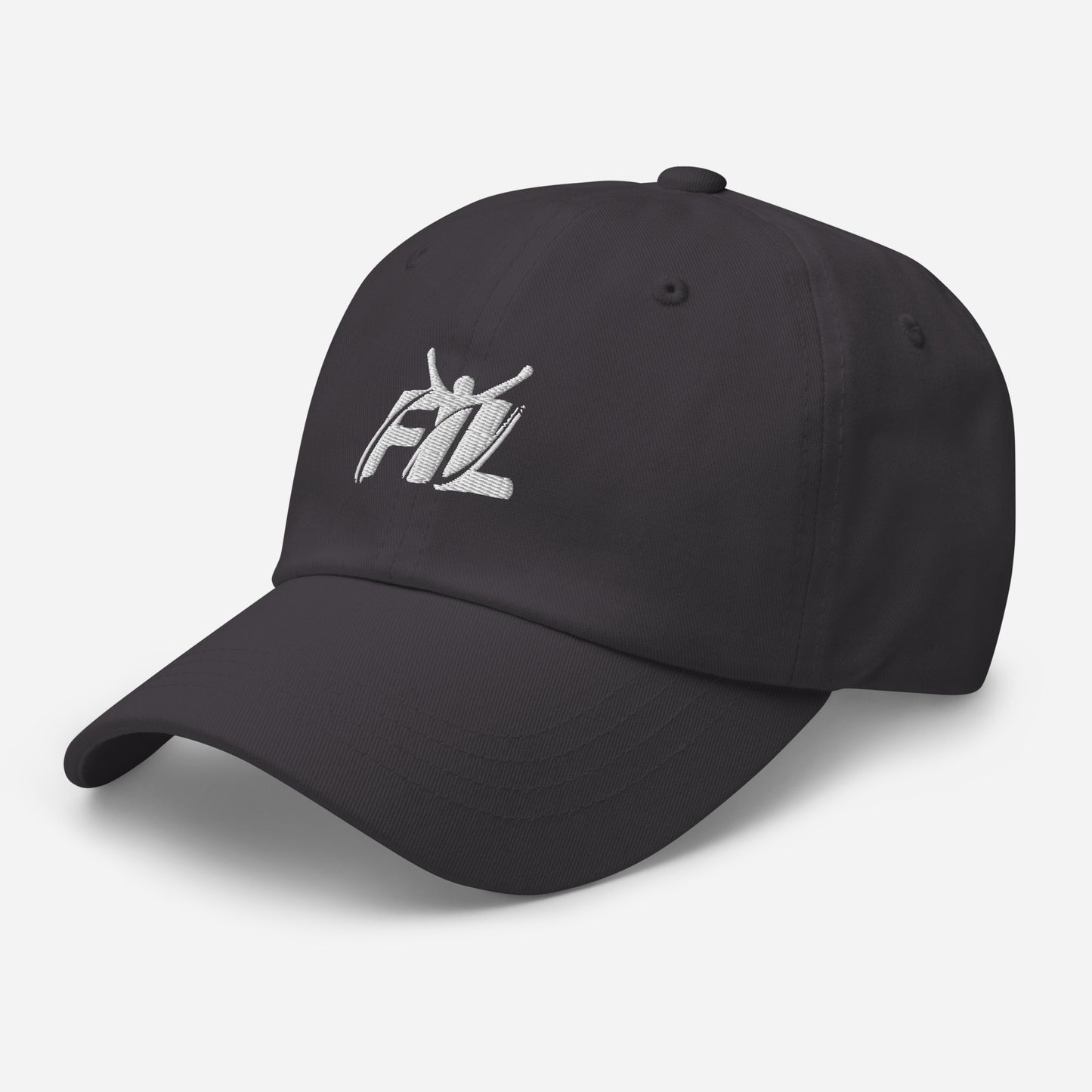 Men's FYL Dad hat w/ white male logo (embroidered)
