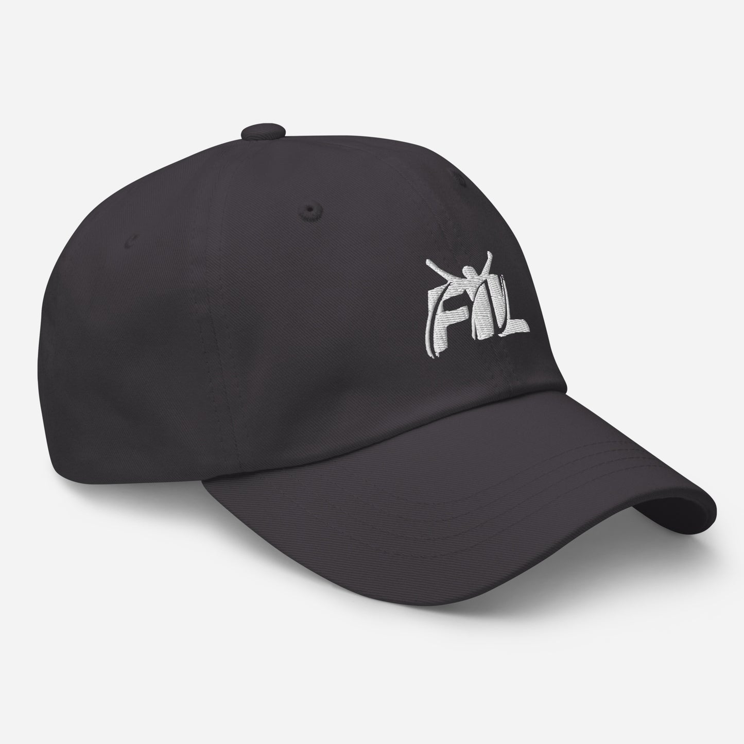 Men's FYL Dad hat w/ white male logo (embroidered)