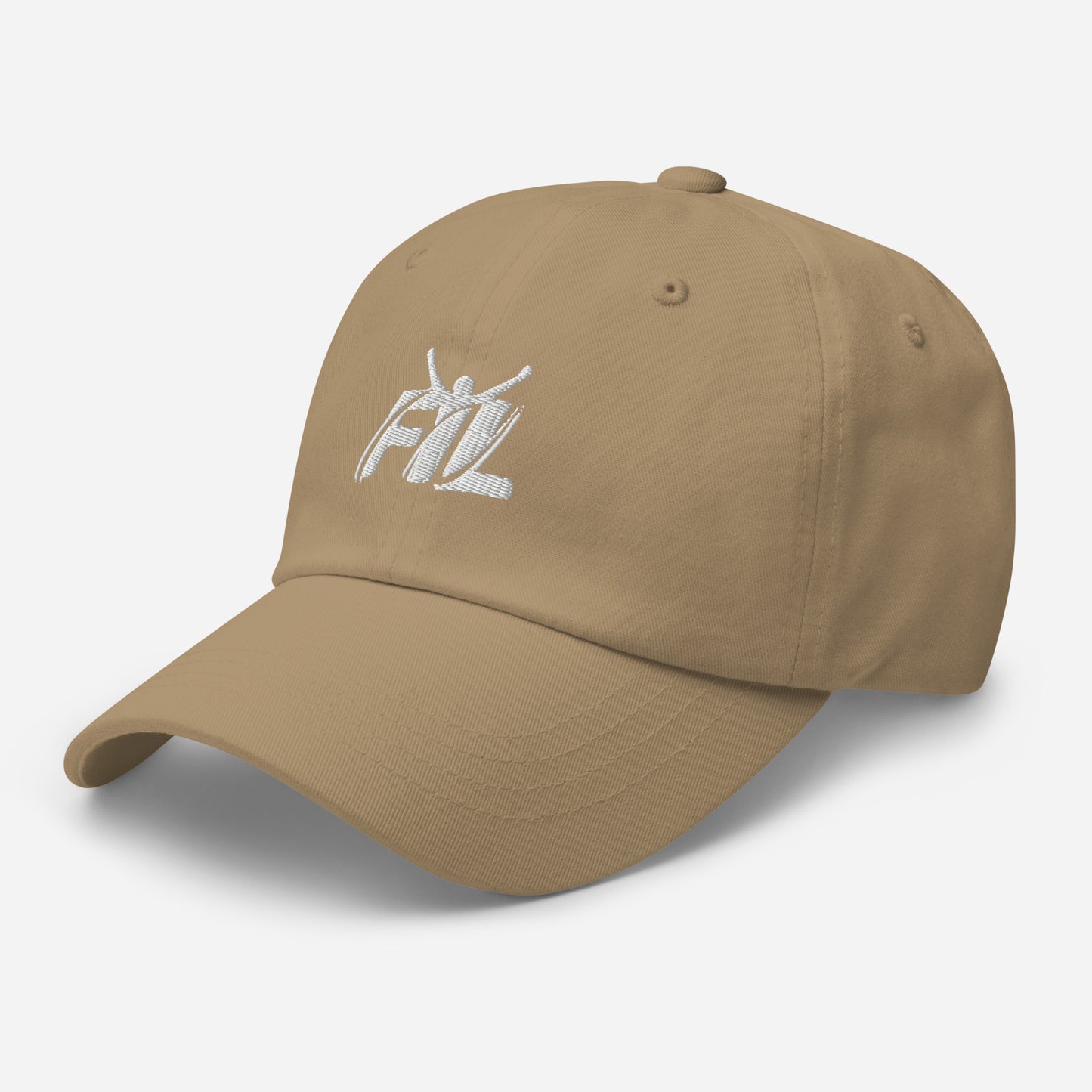 Men's FYL Dad hat w/ white male logo (embroidered)