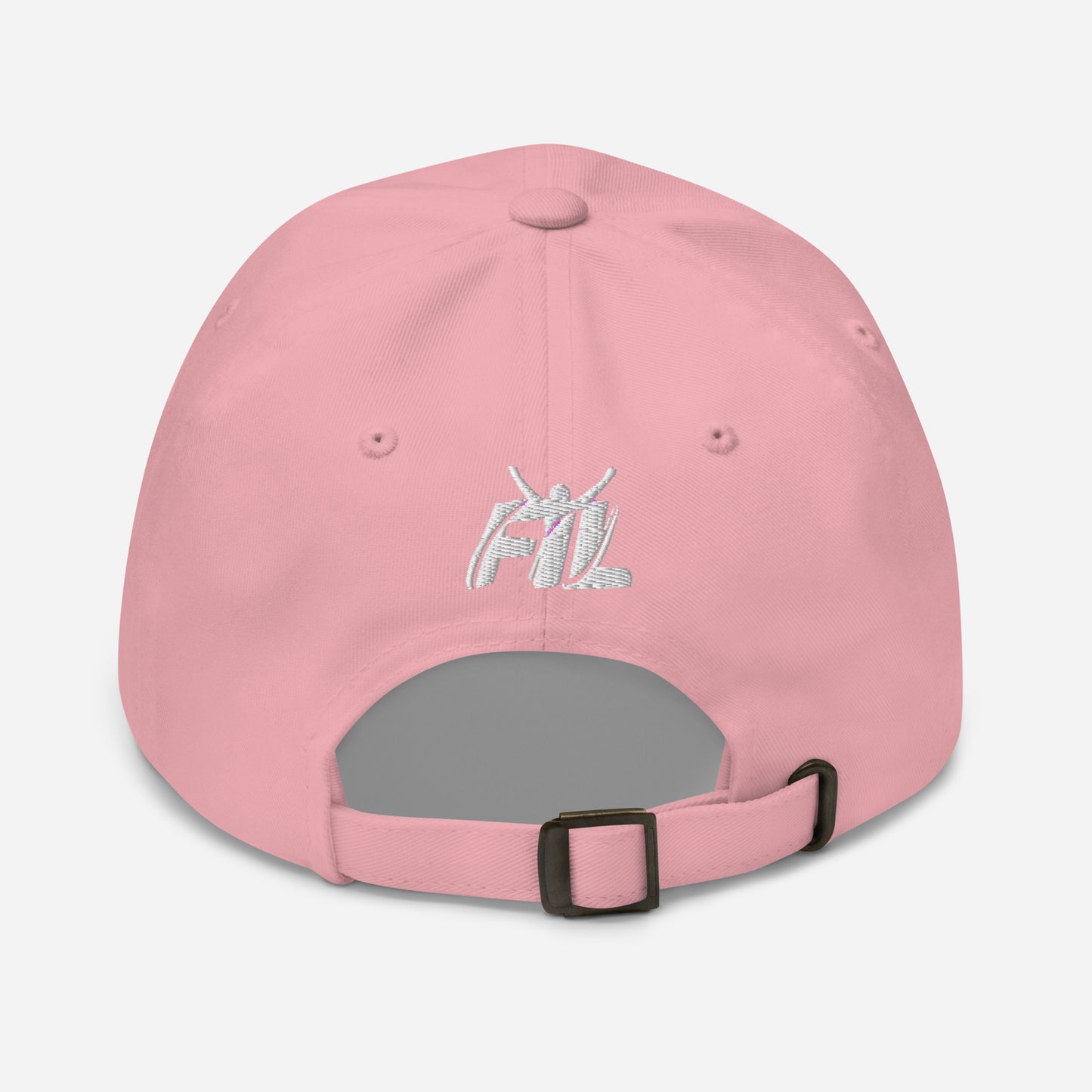 Men's FYL Dad hat w/ white male logo (embroidered)