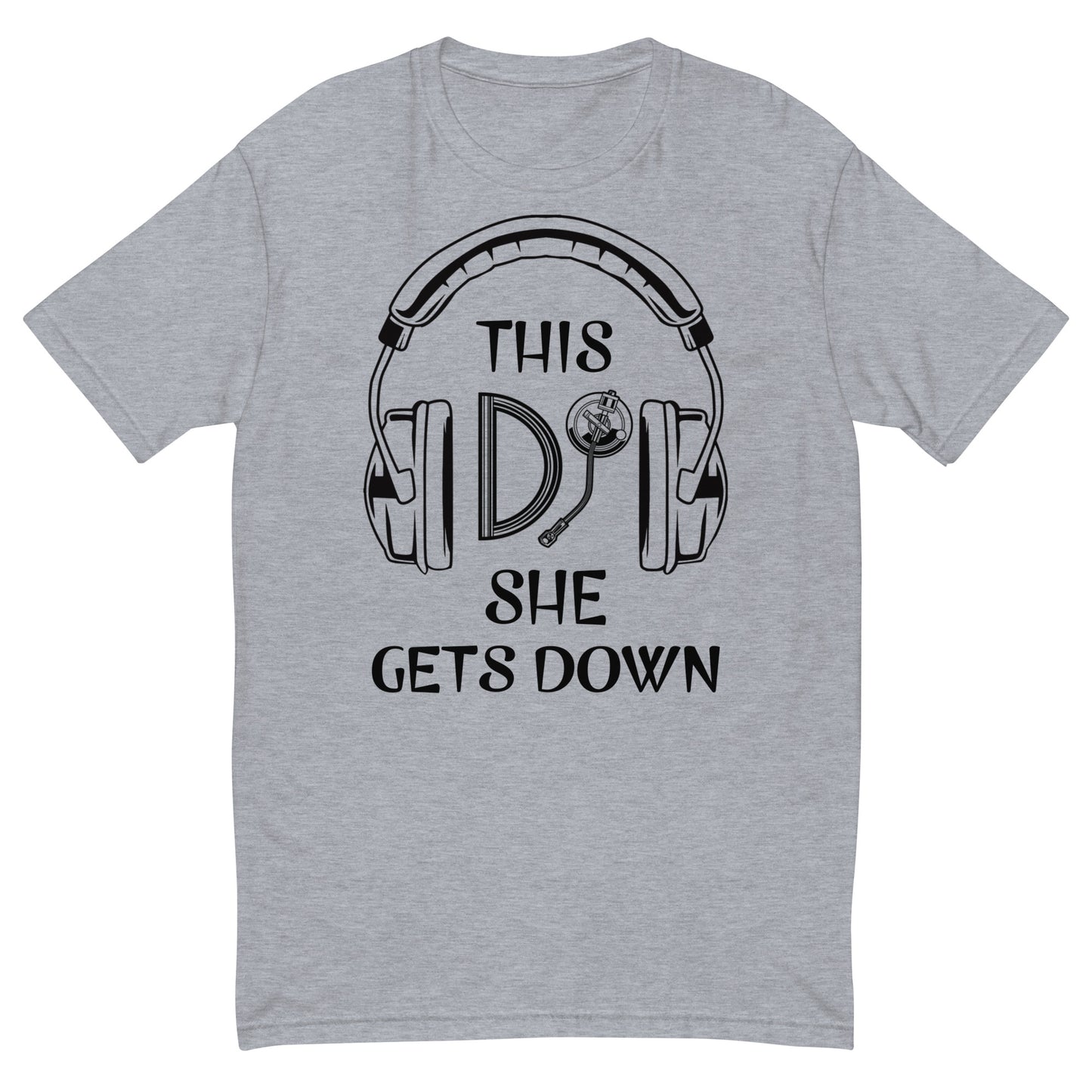 Women's Short Sleeve This Dj T-shirt w/ black main logo on back
