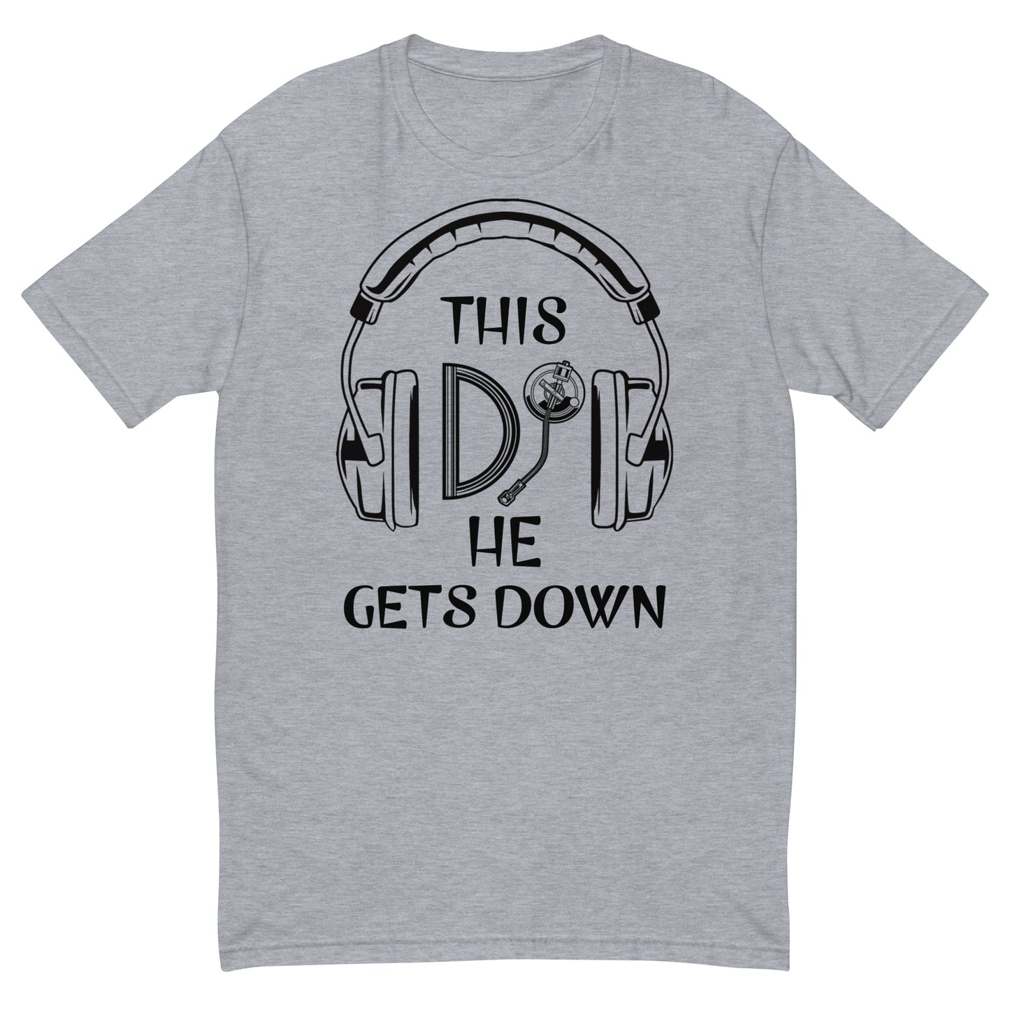 Mens Short Sleeve This Dj T-shirt w/ black main logo on back