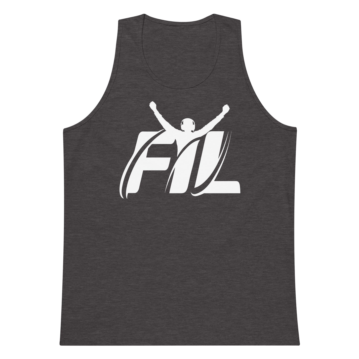 FYL Men’s premium tank top w/ white logo