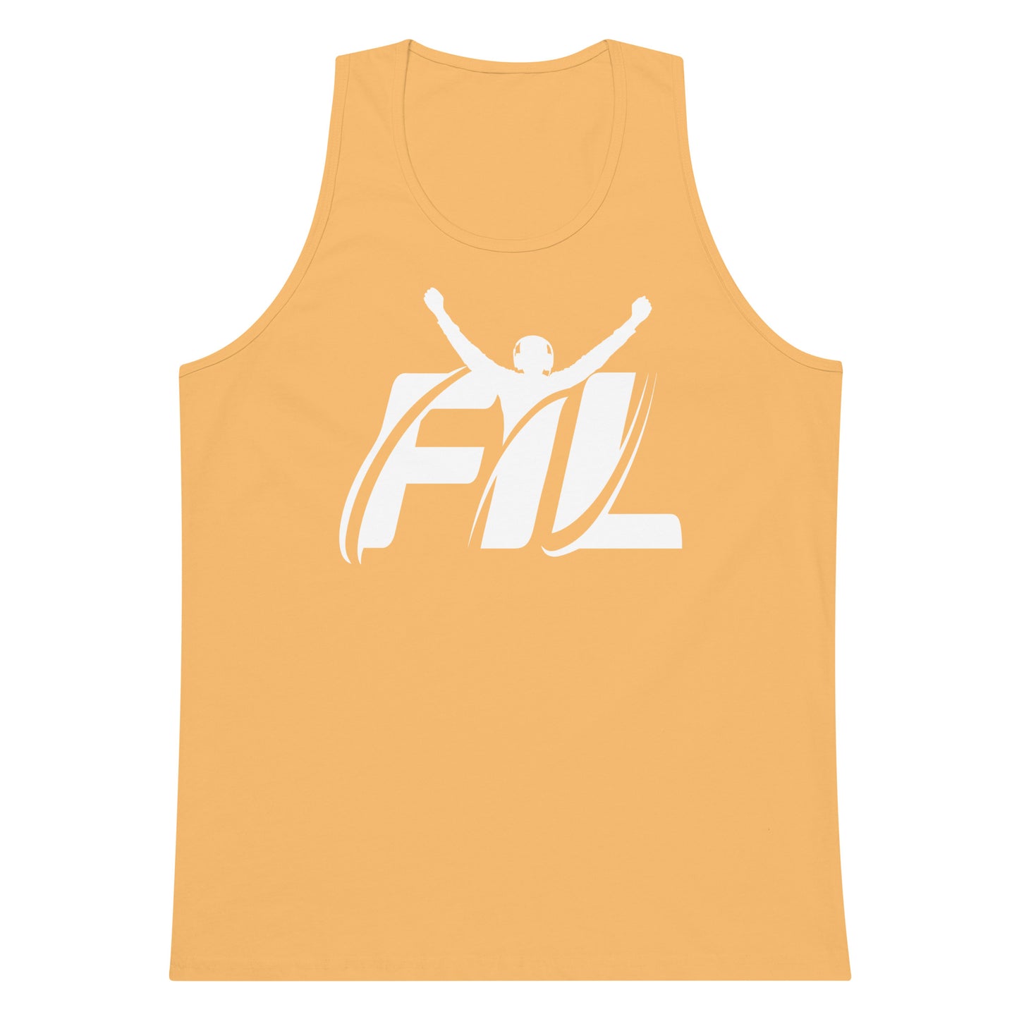 FYL Men’s premium tank top w/ white logo