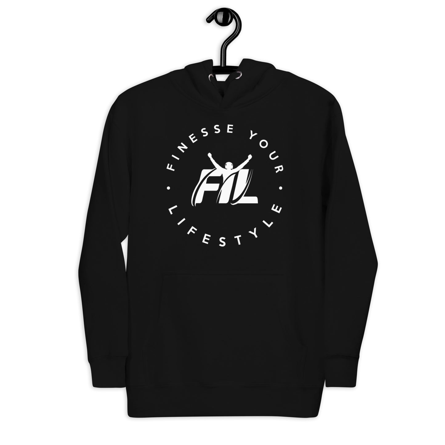 Men's FYL Cotton Heritage Hoodie w/ white male main logo