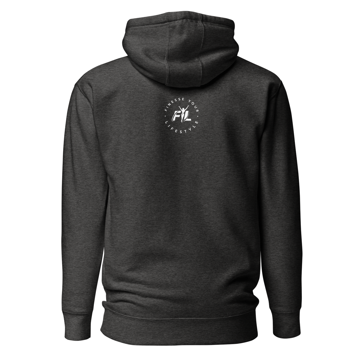 FYL This DJ Unisex Hoodie w/white female logo on back