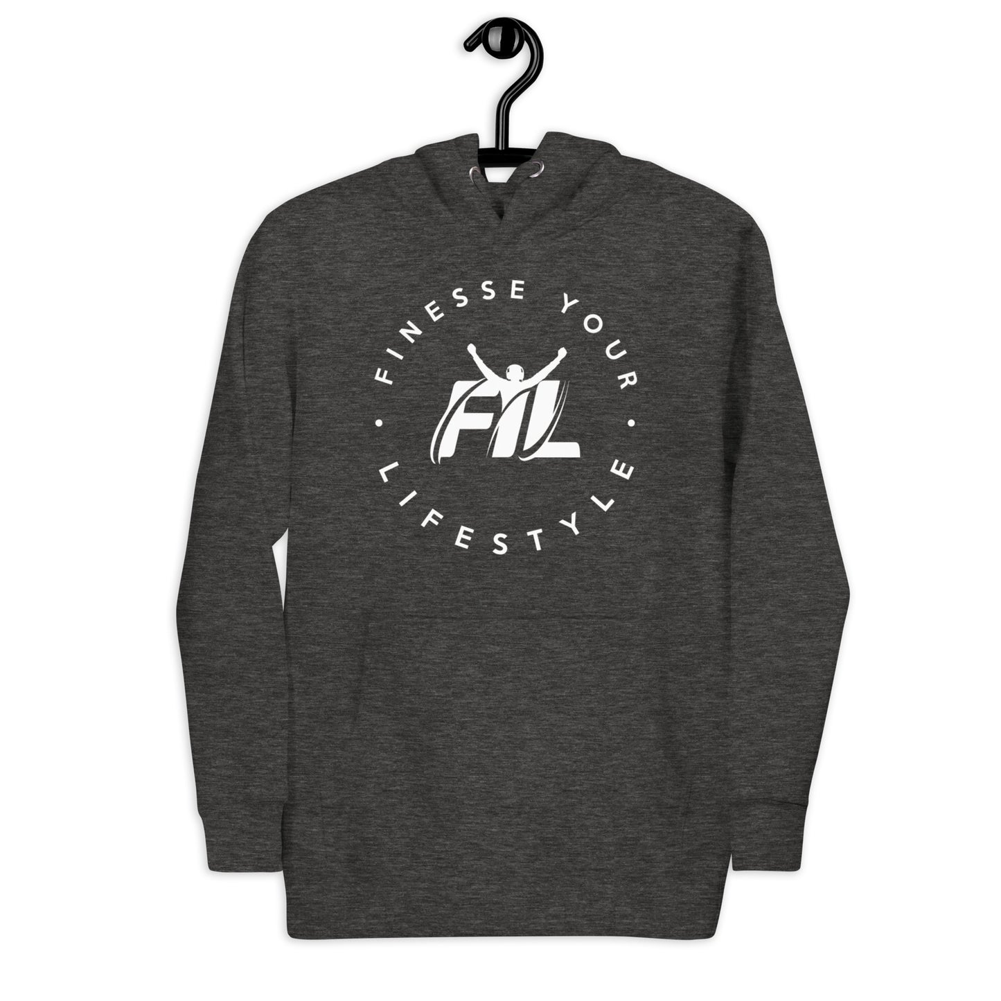 Men's FYL Cotton Heritage Hoodie w/ white male main logo
