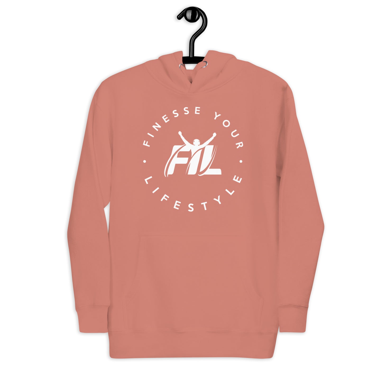 Men's FYL Cotton Heritage Hoodie w/ white male main logo