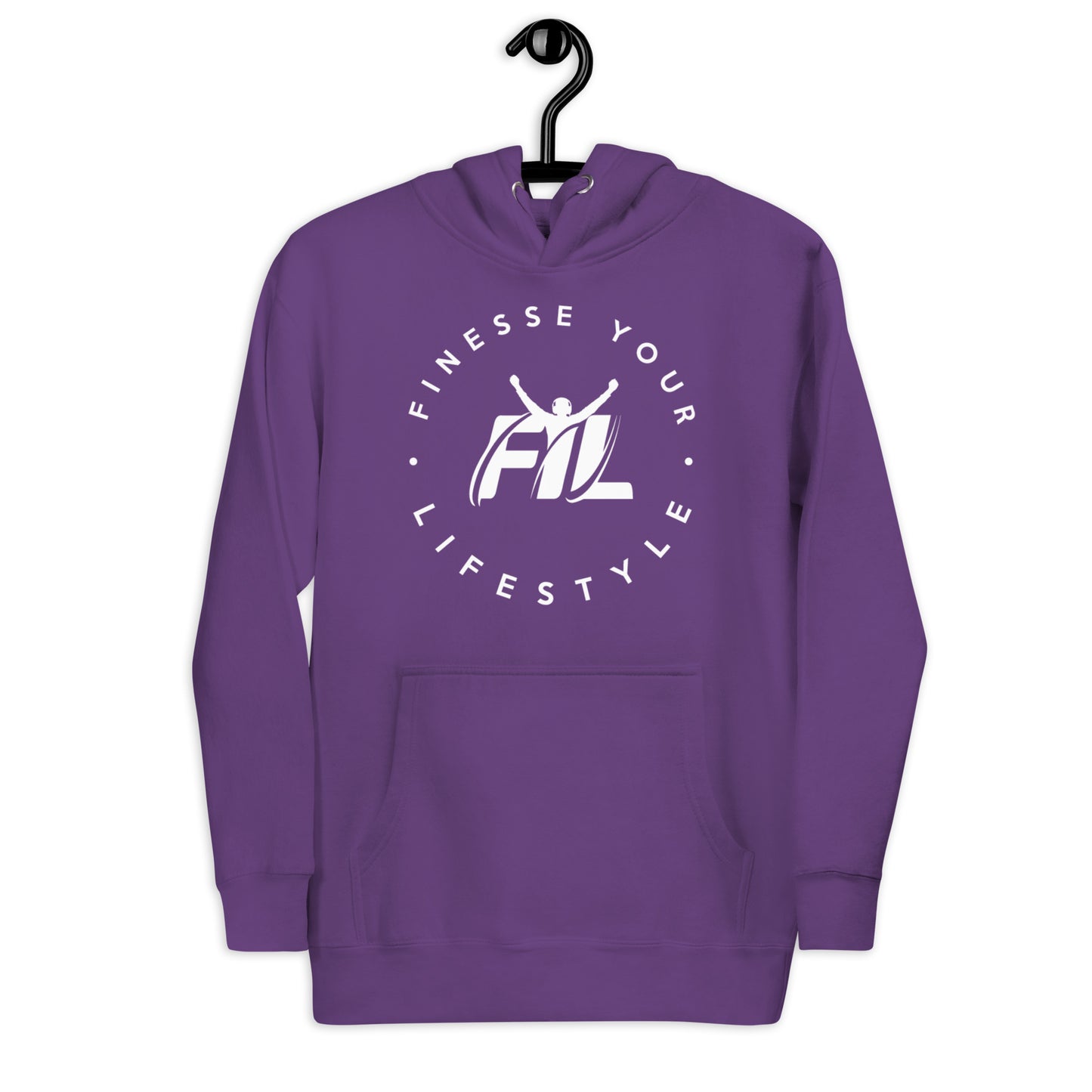 Men's FYL Cotton Heritage Hoodie w/ white male main logo